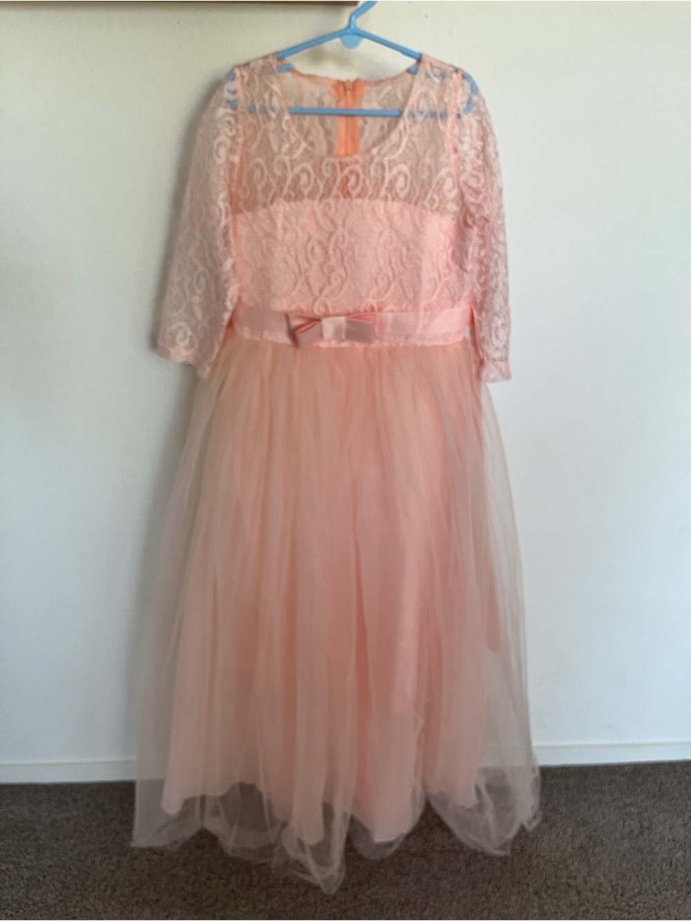 Girls Lace Flower Formal Dress - Size for 9-10 years old (150)